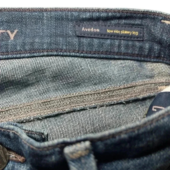 Citizens of Humanity Avedon Low Rise Skinny Leg Blue Denim Jeans Size 27 - Picture 7 of 9